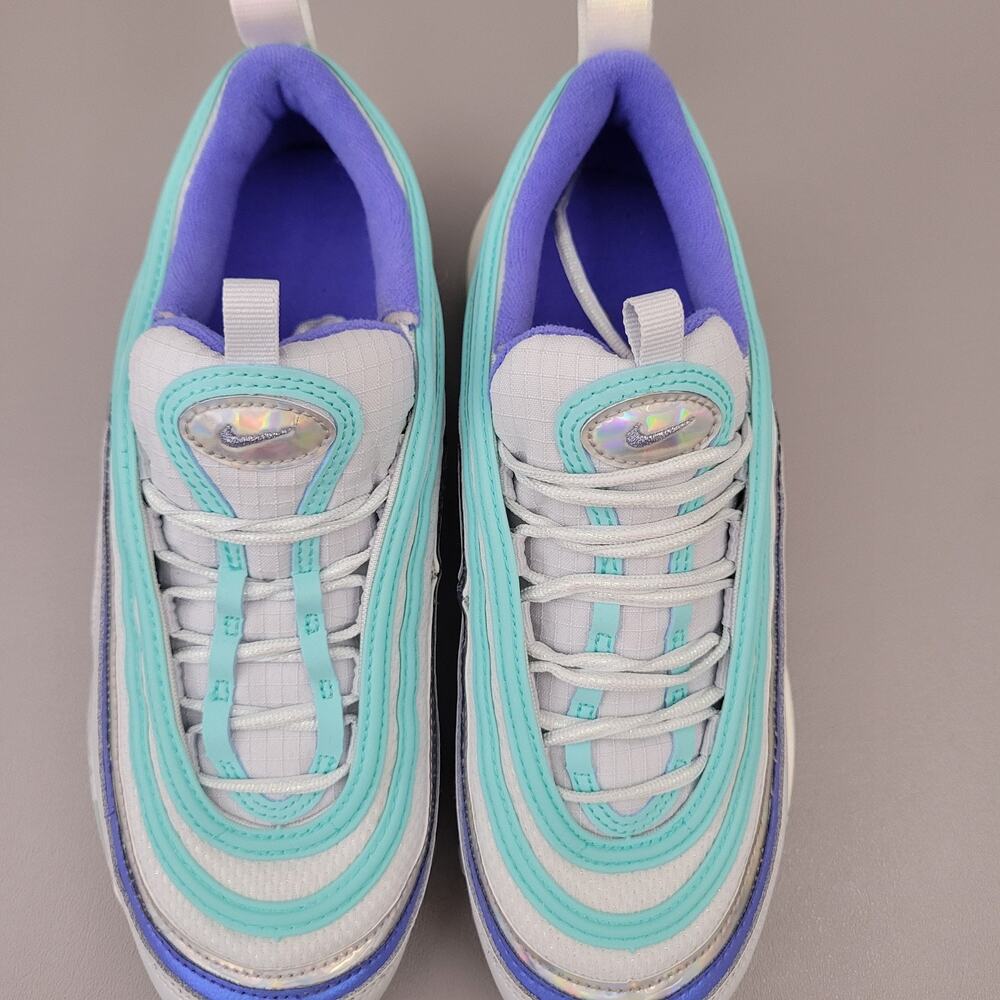 Nike Air Max 97 FP White Spruce Aura GS CT1965-400 Youth Size 5.5 - Picture 6 of 12